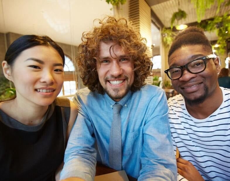 Group of adult friends meeting through Adult Friend Finder